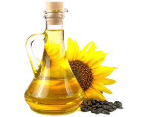 Crude sunflower oil